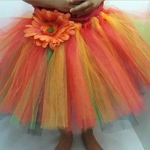 Fall Tutu -Size 9 Mos - 2 Years NEW Handmade -X
